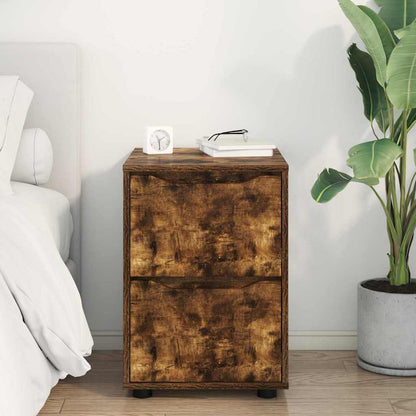Storage Cabinet Smoked Oak 40 x 48 x 57 cm Engineered Wood