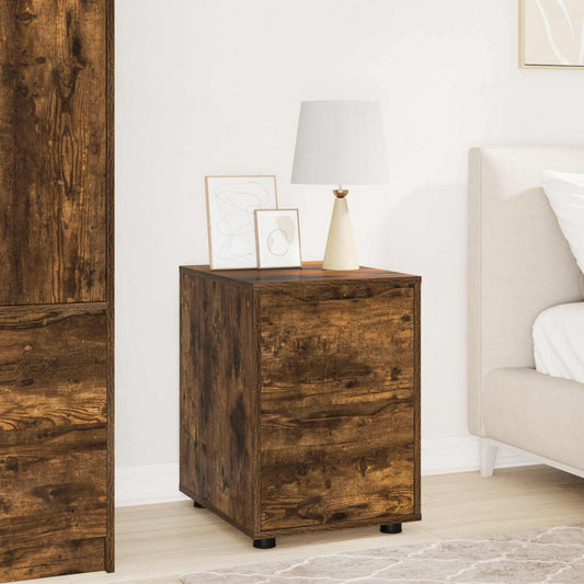 Storage Cabinet 40 x 48 x 57 cm Engineered Wood Smoked Oak