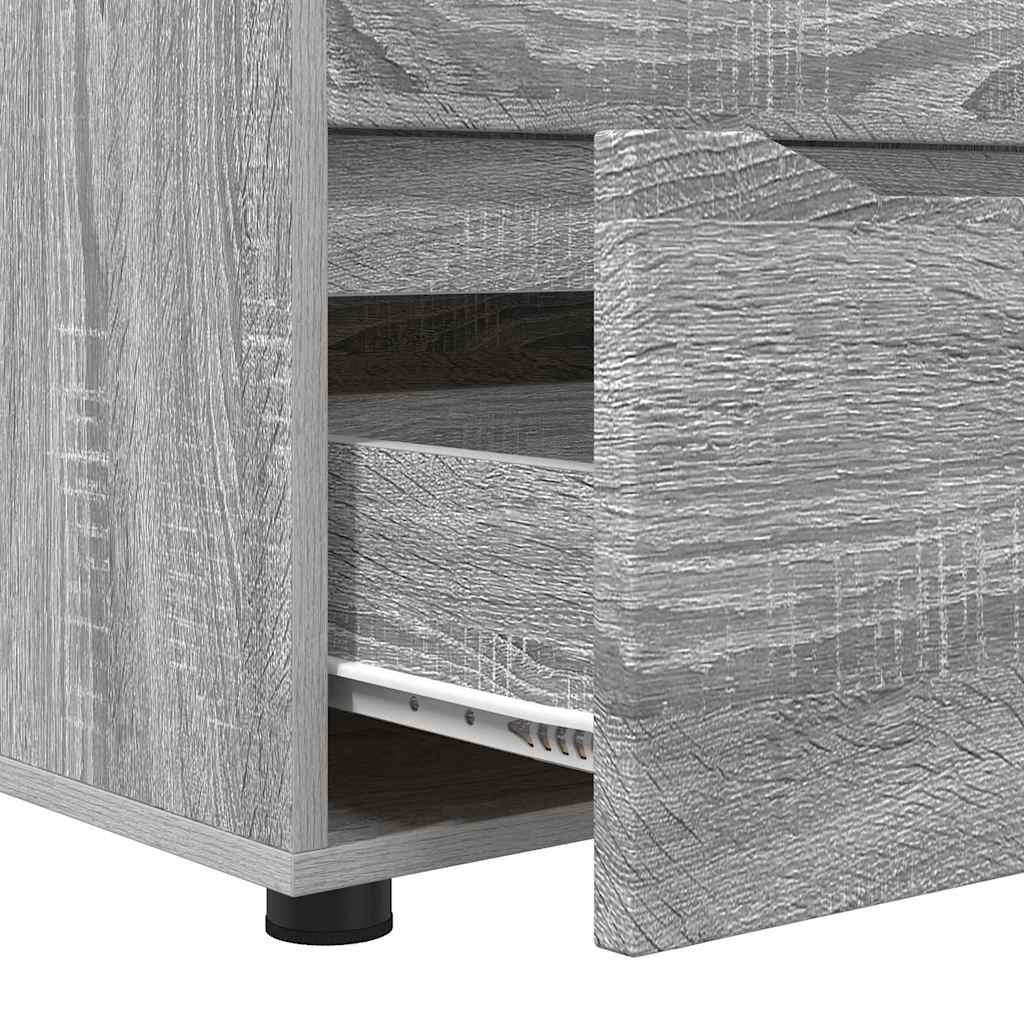 Storage Cabinet Grey Sonoma 40 x 48 x 57 cm Engineered Wood