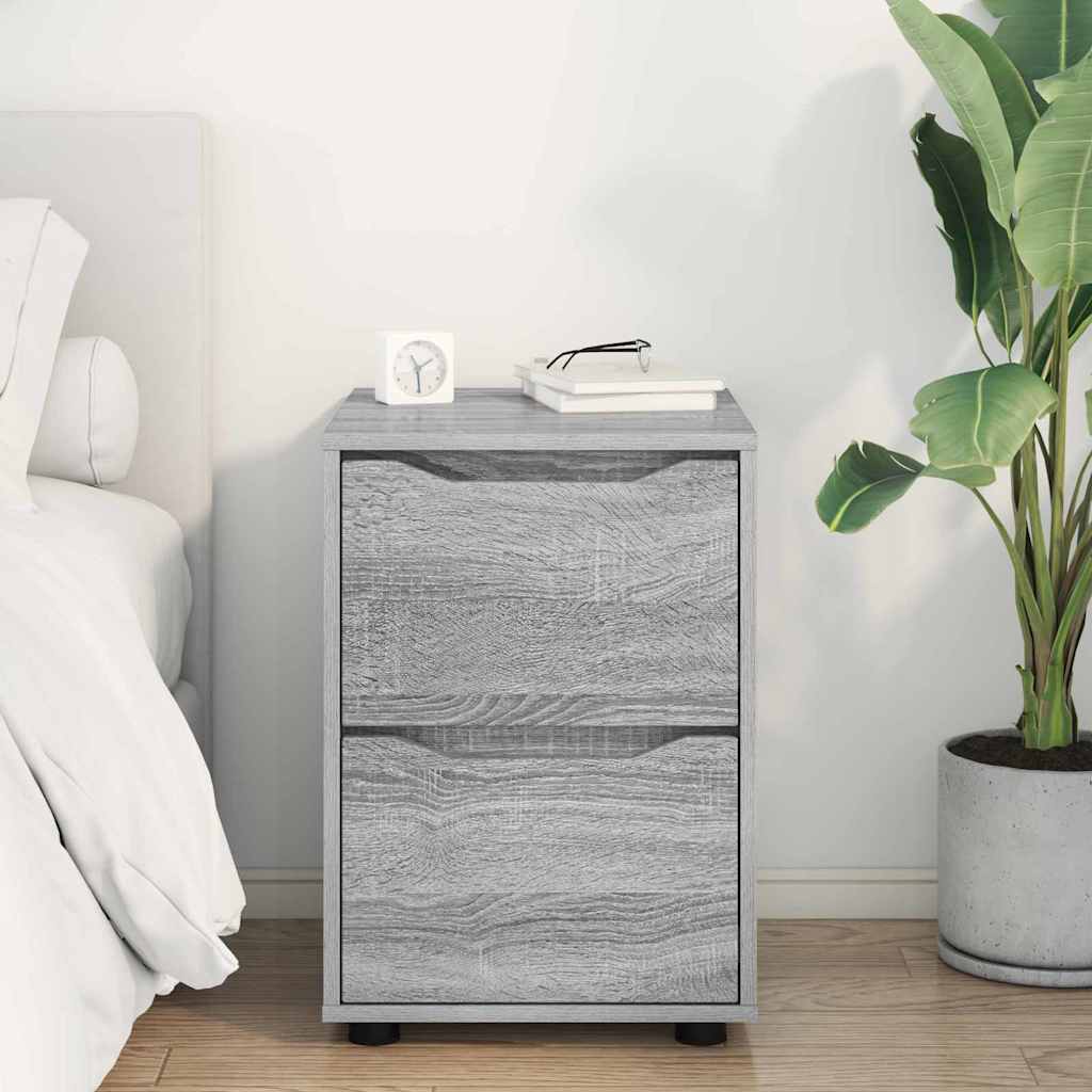 Storage Cabinet Grey Sonoma 40 x 48 x 57 cm Engineered Wood