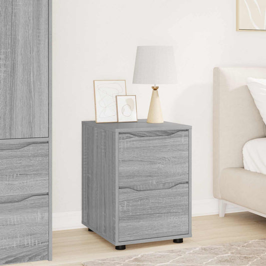 Storage Cabinet 40 x 48 x 57 cm Engineered Wood Grey Sonoma
