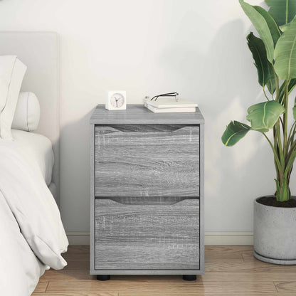 Storage Cabinet Grey Sonoma 40 x 48 x 57 cm Engineered Wood