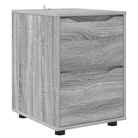 Storage Cabinet 40 x 48 x 57 cm Engineered Wood Grey Sonoma