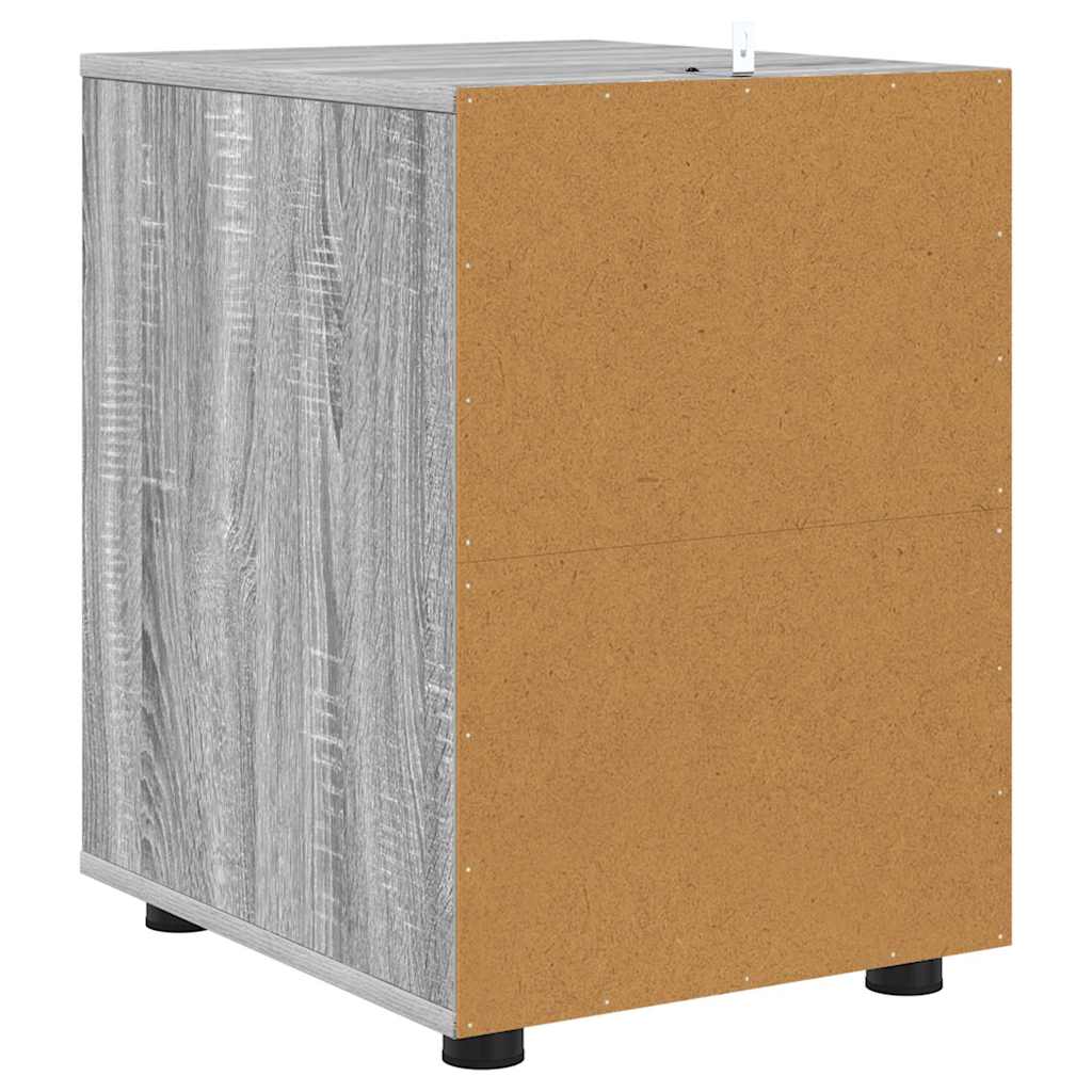 Storage Cabinet Grey Sonoma 40 x 48 x 57 cm Engineered Wood