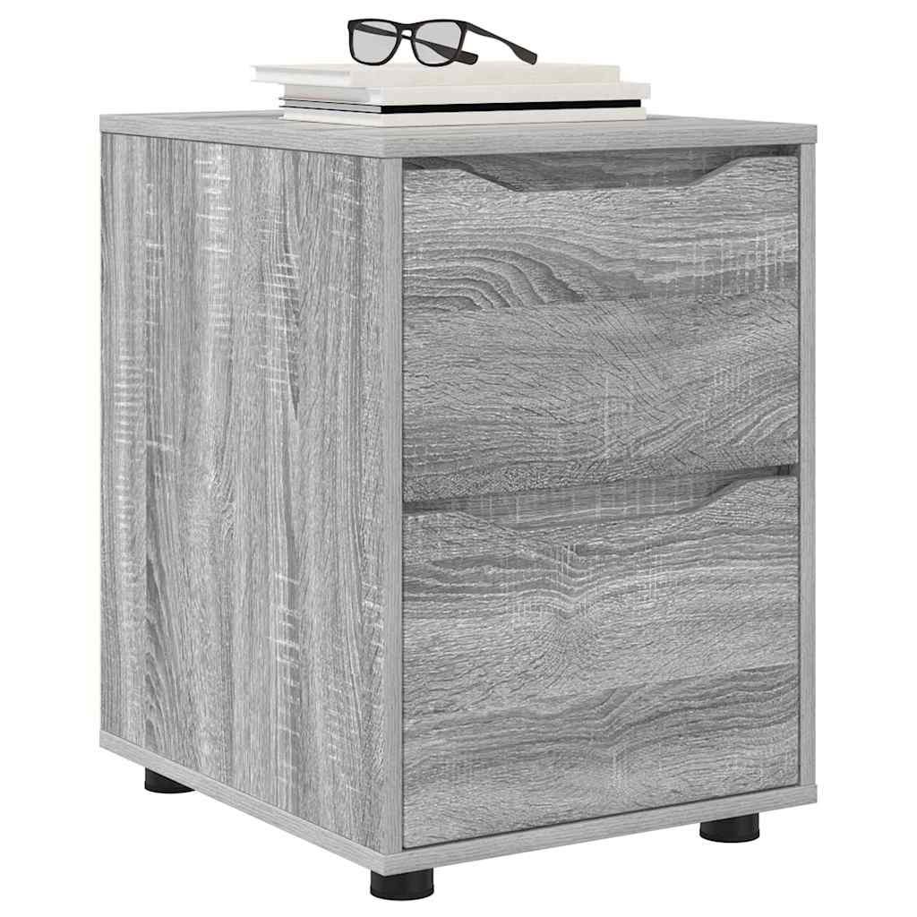 Storage Cabinet Grey Sonoma 40 x 48 x 57 cm Engineered Wood