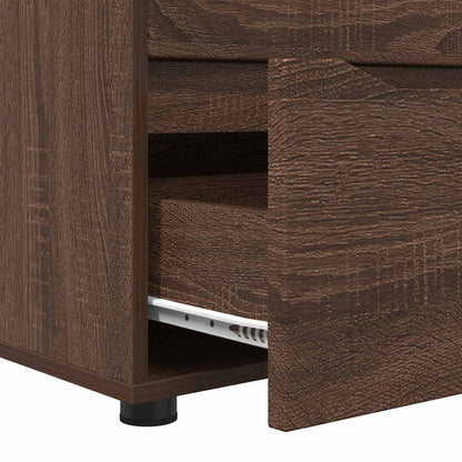 Storage Cabinet Brown Oak 40 x 48 x 57 cm Engineered Wood