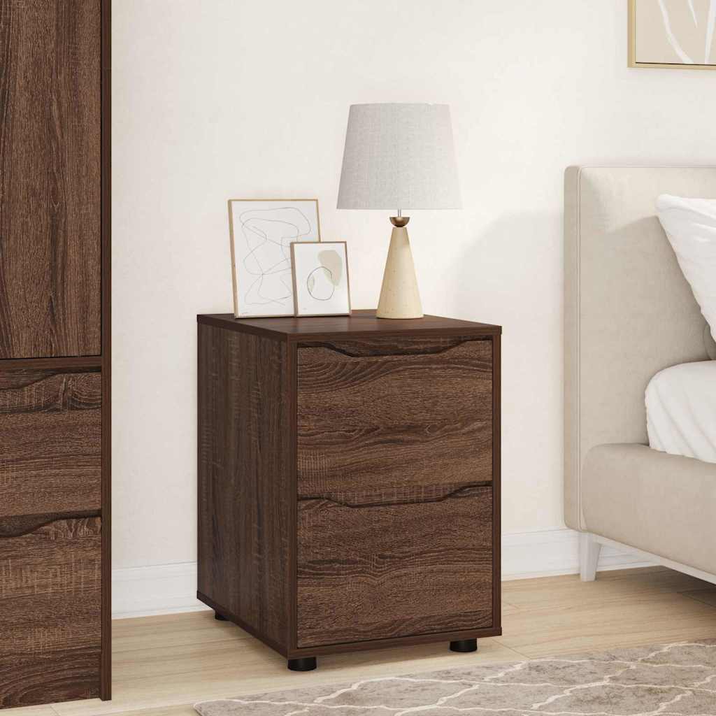 Storage Cabinet Brown Oak 40 x 48 x 57 cm Engineered Wood