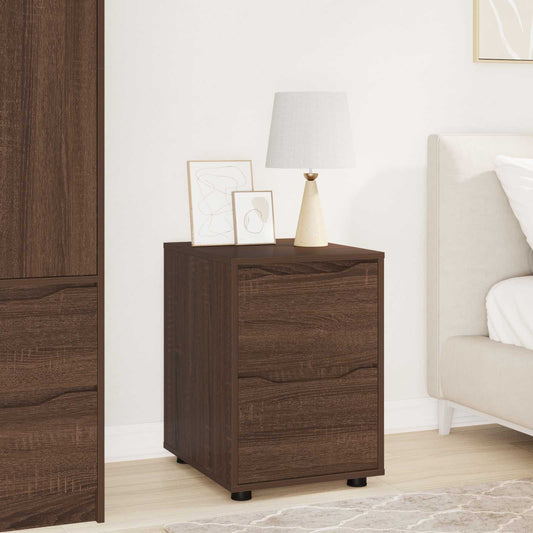 Storage Cabinet 40 x 48 x 57 cm Engineered Wood Brown Oak