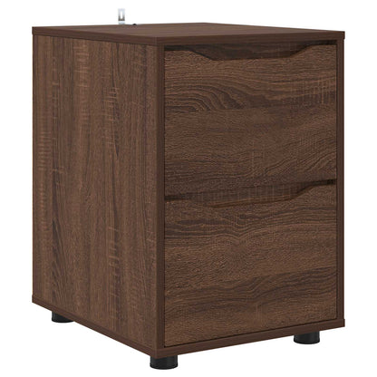 Storage Cabinet Brown Oak 40 x 48 x 57 cm Engineered Wood