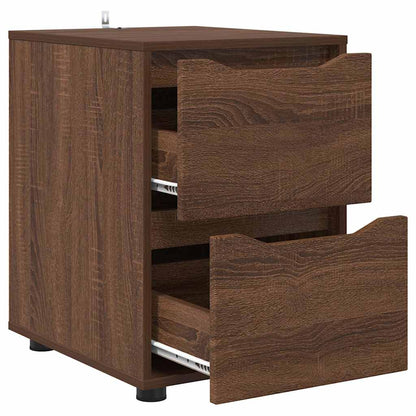 Storage Cabinet Brown Oak 40 x 48 x 57 cm Engineered Wood