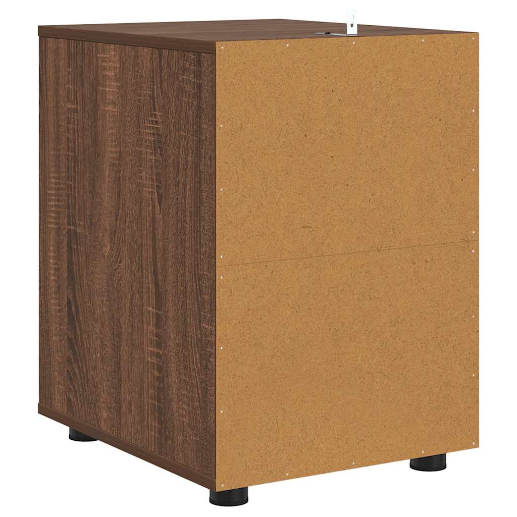 Storage Cabinet Brown Oak 40 x 48 x 57 cm Engineered Wood