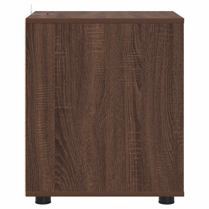 Storage Cabinet Brown Oak 40 x 48 x 57 cm Engineered Wood