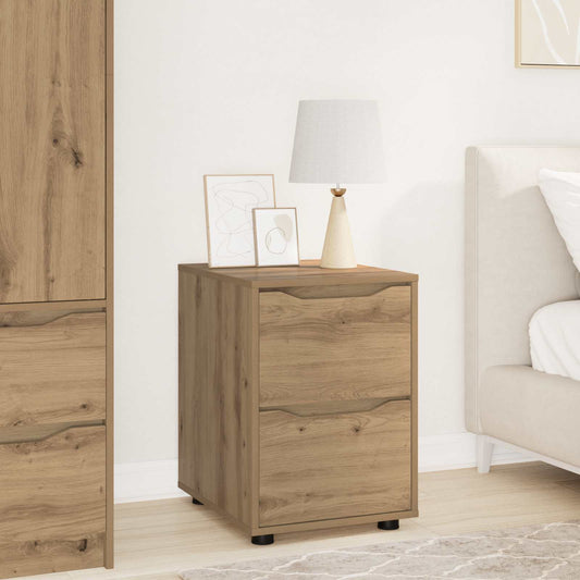 Storage Cabinet 40 x 48 x 57 cm Engineered Wood Artisan Oak
