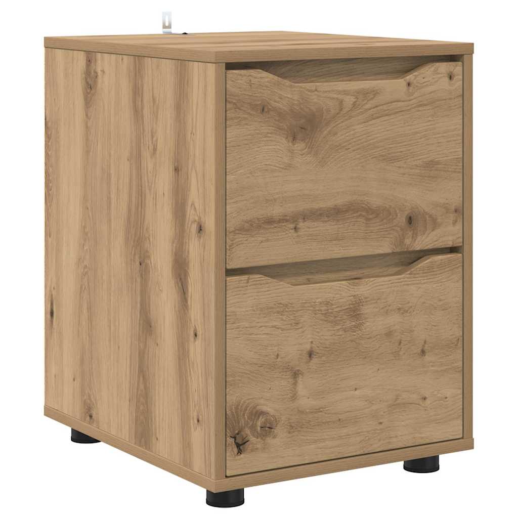 Storage Cabinet Artisan Oak 40 x 48 x 57 cm Engineered Wood