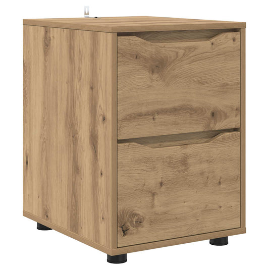 Storage Cabinet 40 x 48 x 57 cm Engineered Wood Artisan Oak