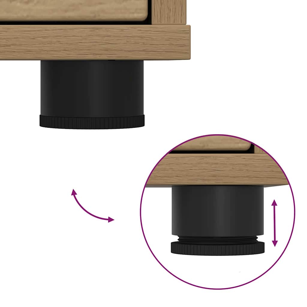 Storage Cabinet Artisan Oak 40 x 48 x 57 cm Engineered Wood