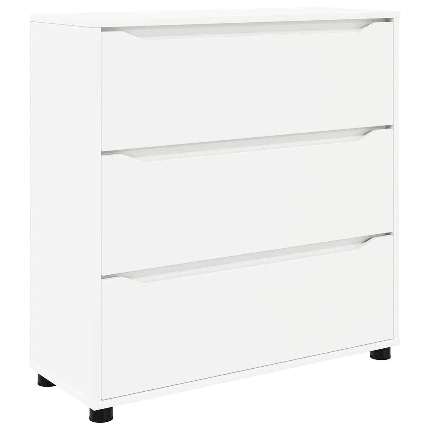 Storage Cabinet White 80 x 31 x 81 cm Engineered Wood