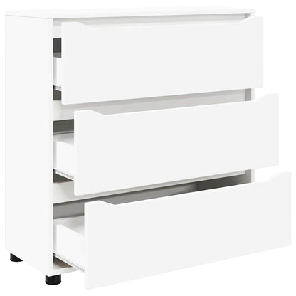 Storage Cabinet White 80 x 31 x 81 cm Engineered Wood