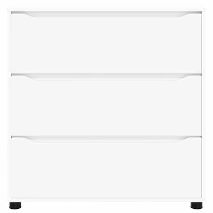 Storage Cabinet White 80 x 31 x 81 cm Engineered Wood