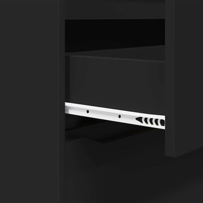 Storage Cabinet Black 80 x 31 x 81 cm Engineered Wood