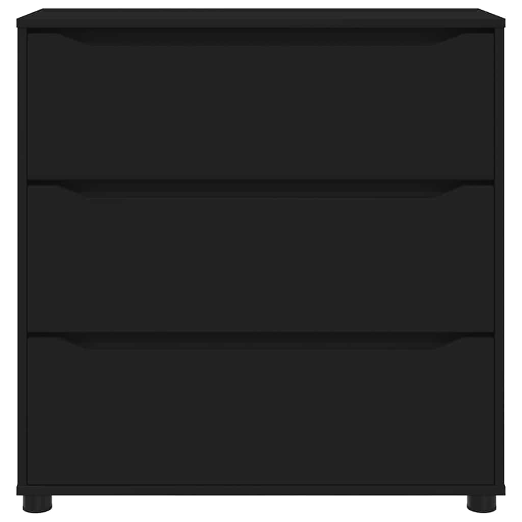 Storage Cabinet Black 80 x 31 x 81 cm Engineered Wood