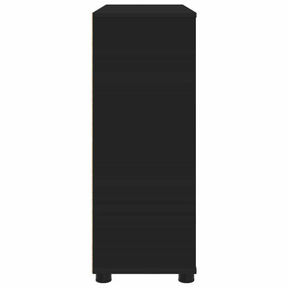 Storage Cabinet Black 80 x 31 x 81 cm Engineered Wood