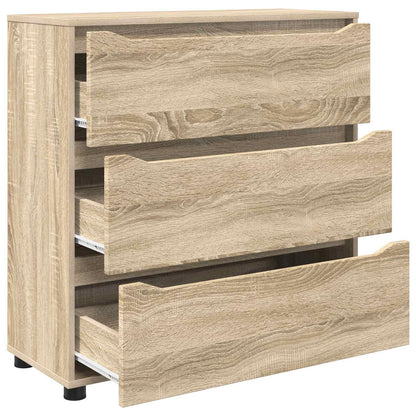 Storage Cabinet Sonoma Oak 80 x 31 x 81 cm Engineered Wood