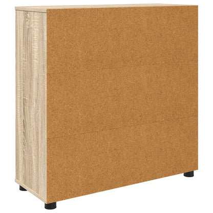 Storage Cabinet Sonoma Oak 80 x 31 x 81 cm Engineered Wood
