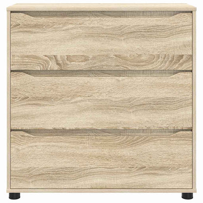 Storage Cabinet Sonoma Oak 80 x 31 x 81 cm Engineered Wood