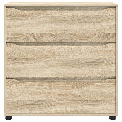 Storage Cabinet Sonoma Oak 80 x 31 x 81 cm Engineered Wood