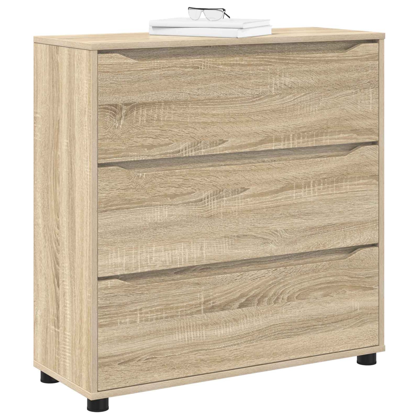 Storage Cabinet Sonoma Oak 80 x 31 x 81 cm Engineered Wood
