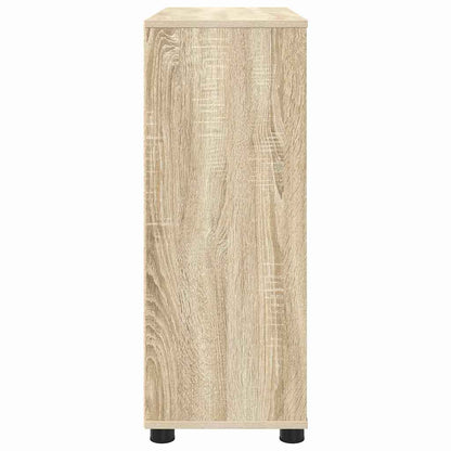 Storage Cabinet Sonoma Oak 80 x 31 x 81 cm Engineered Wood