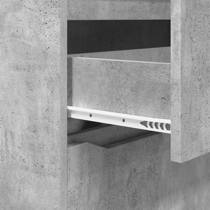 Storage Cabinet Concrete Grey 80 x 31 x 81 cm Engineered Wood