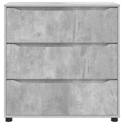 Storage Cabinet Concrete Grey 80 x 31 x 81 cm Engineered Wood