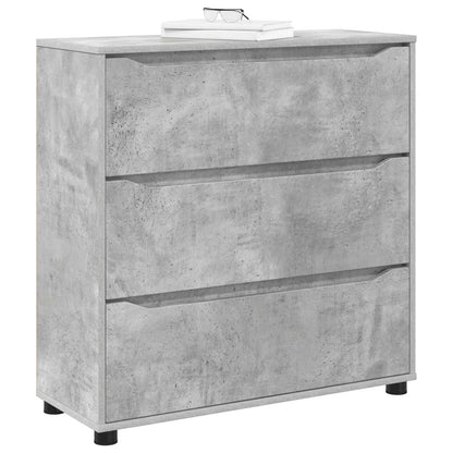 Storage Cabinet Concrete Grey 80 x 31 x 81 cm Engineered Wood