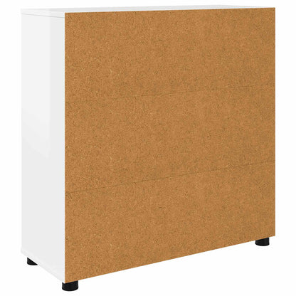 Storage Cabinet High Gloss White 80 x 31 x 81 cm