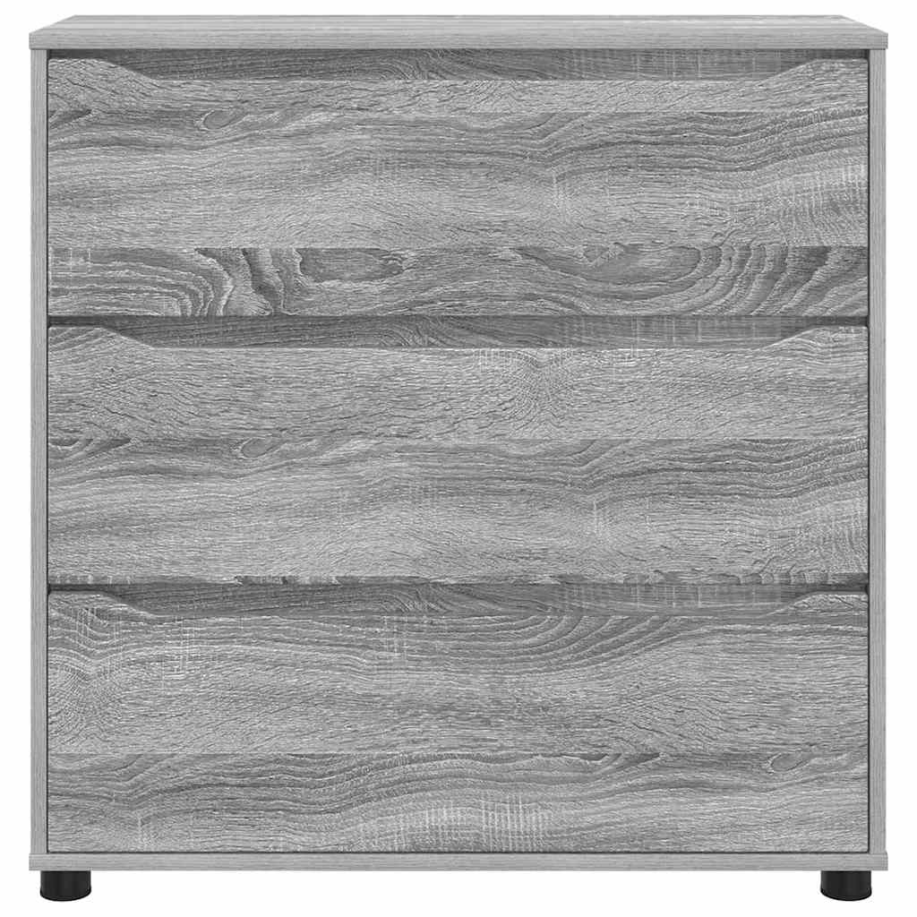 Storage Cabinet Grey Sonoma 80 x 31 x 81 cm Engineered Wood