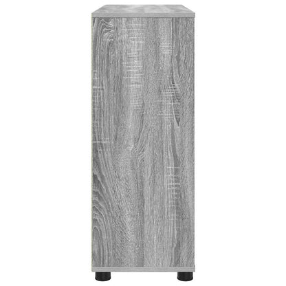 Storage Cabinet Grey Sonoma 80 x 31 x 81 cm Engineered Wood