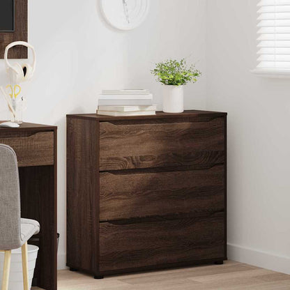 Storage Cabinet Brown Oak 80 x 31 x 81 cm Engineered Wood