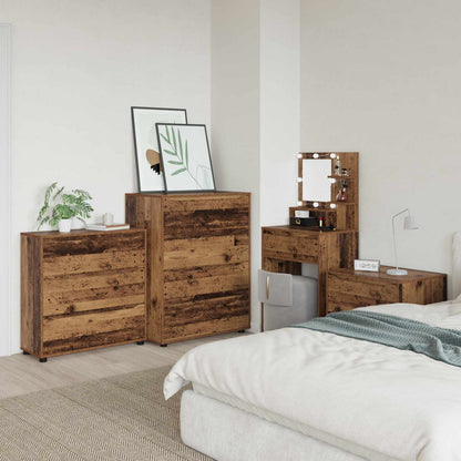 Storage Cabinet Old Wood 80 x 31 x 81 cm Engineered Wood