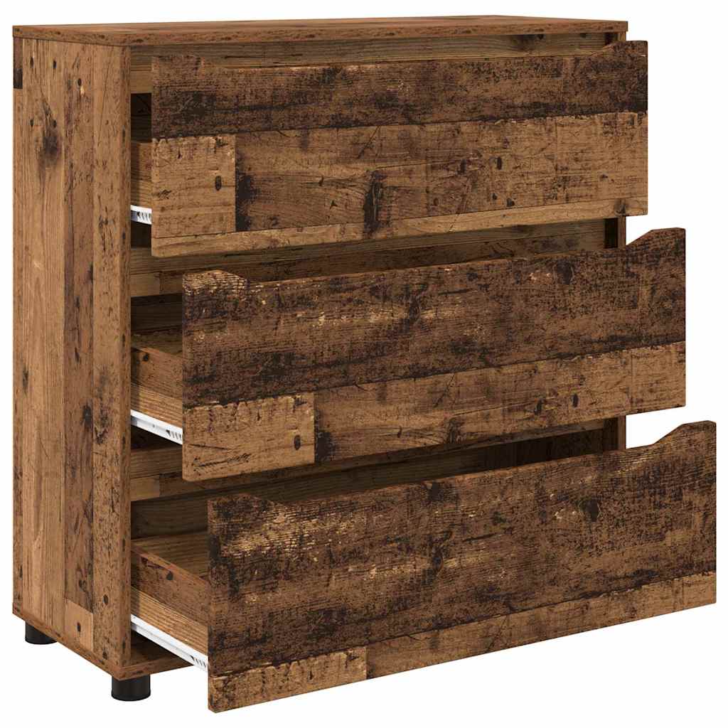 Storage Cabinet Old Wood 80 x 31 x 81 cm Engineered Wood