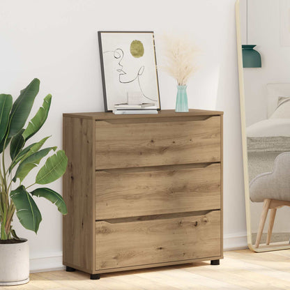 Storage Cabinet Artisan Oak 80 x 31 x 81 cm Engineered Wood