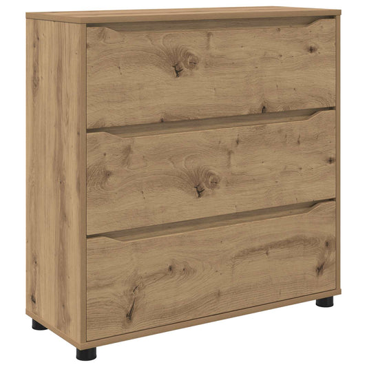 Storage Cabinet 80 x 31 x 81 cm Engineered Wood Artisan Oak