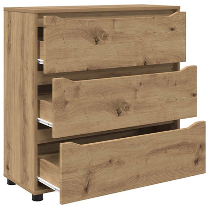 Storage Cabinet Artisan Oak 80 x 31 x 81 cm Engineered Wood