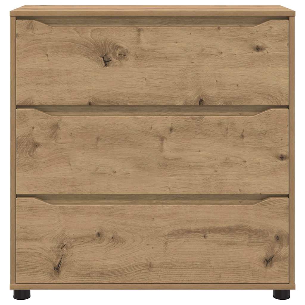 Storage Cabinet Artisan Oak 80 x 31 x 81 cm Engineered Wood