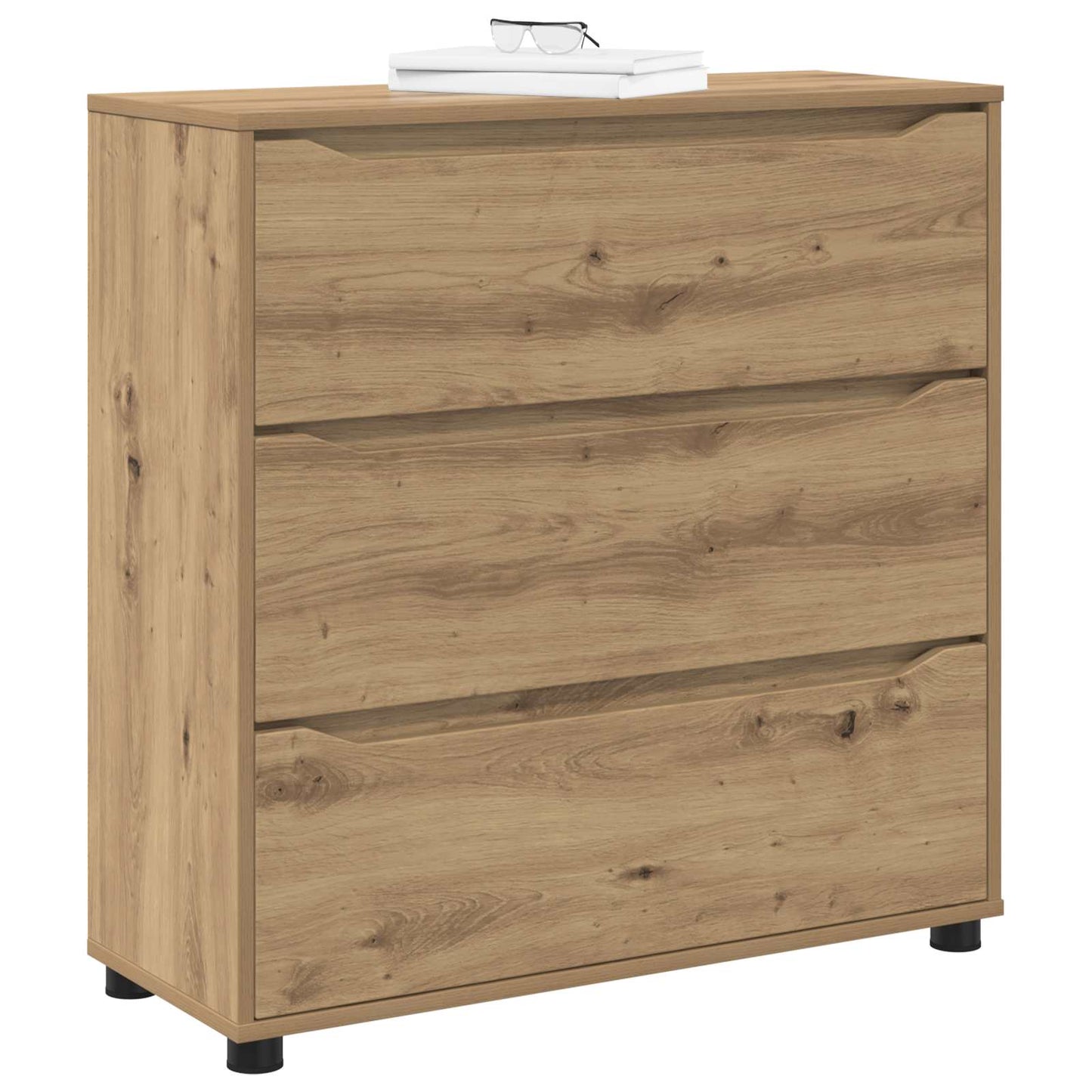 Storage Cabinet Artisan Oak 80 x 31 x 81 cm Engineered Wood