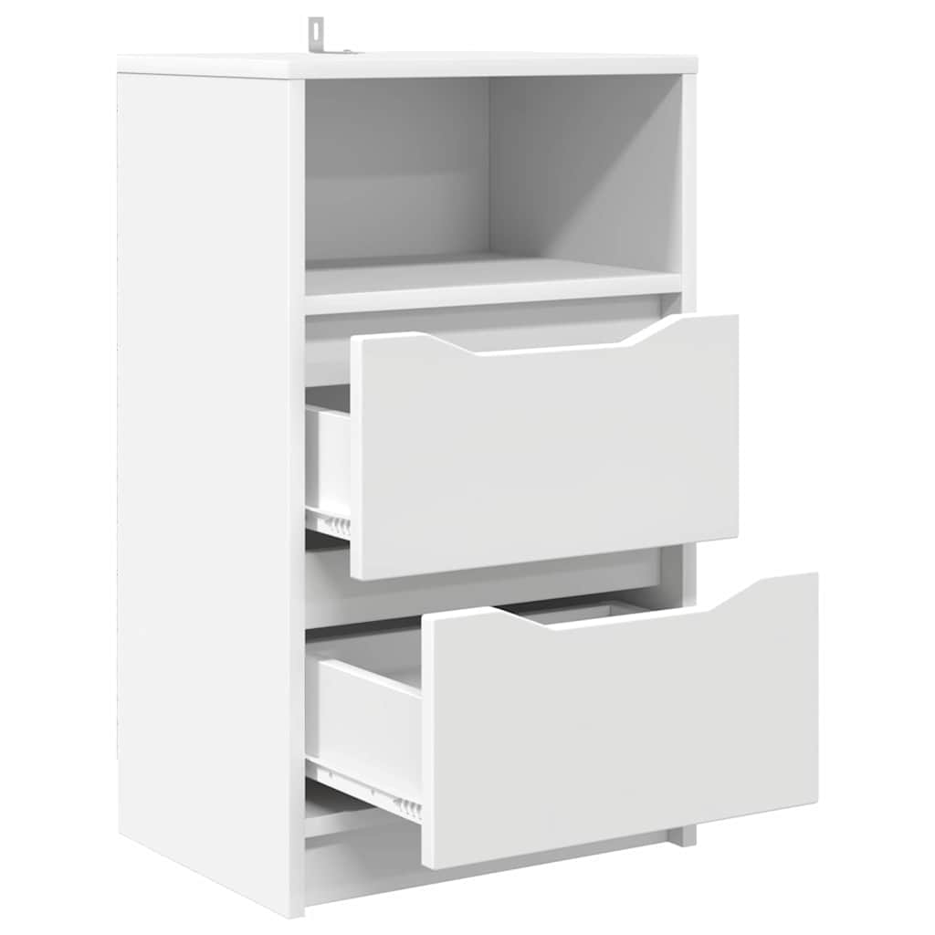 Bedside Tables 2 pcs White 40 x 30 x 467 cm Engineered Wood