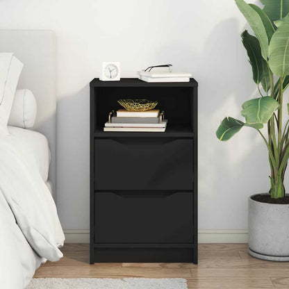 Bedside Table Black 40 x 30 x 467 cm Engineered Wood
