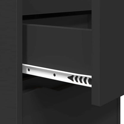 Bedside Tables 2 pcs Black 40 x 30 x 467 cm Engineered Wood