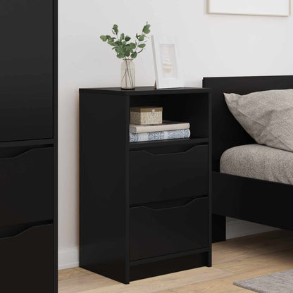 Bedside Tables 2 pcs Black 40 x 30 x 467 cm Engineered Wood